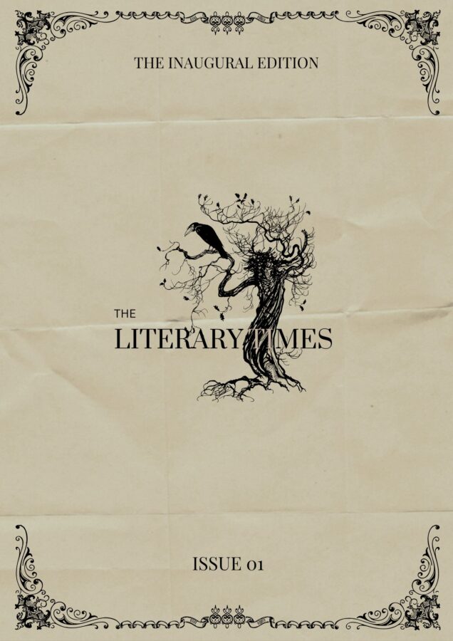 monochrome simple magazine cover